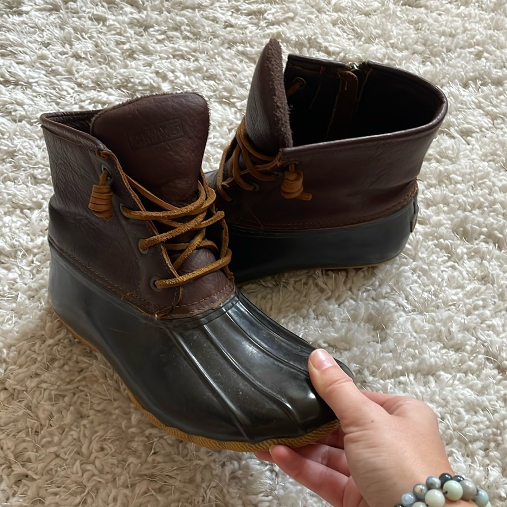 Sperry topsider duck boots Sz 8
